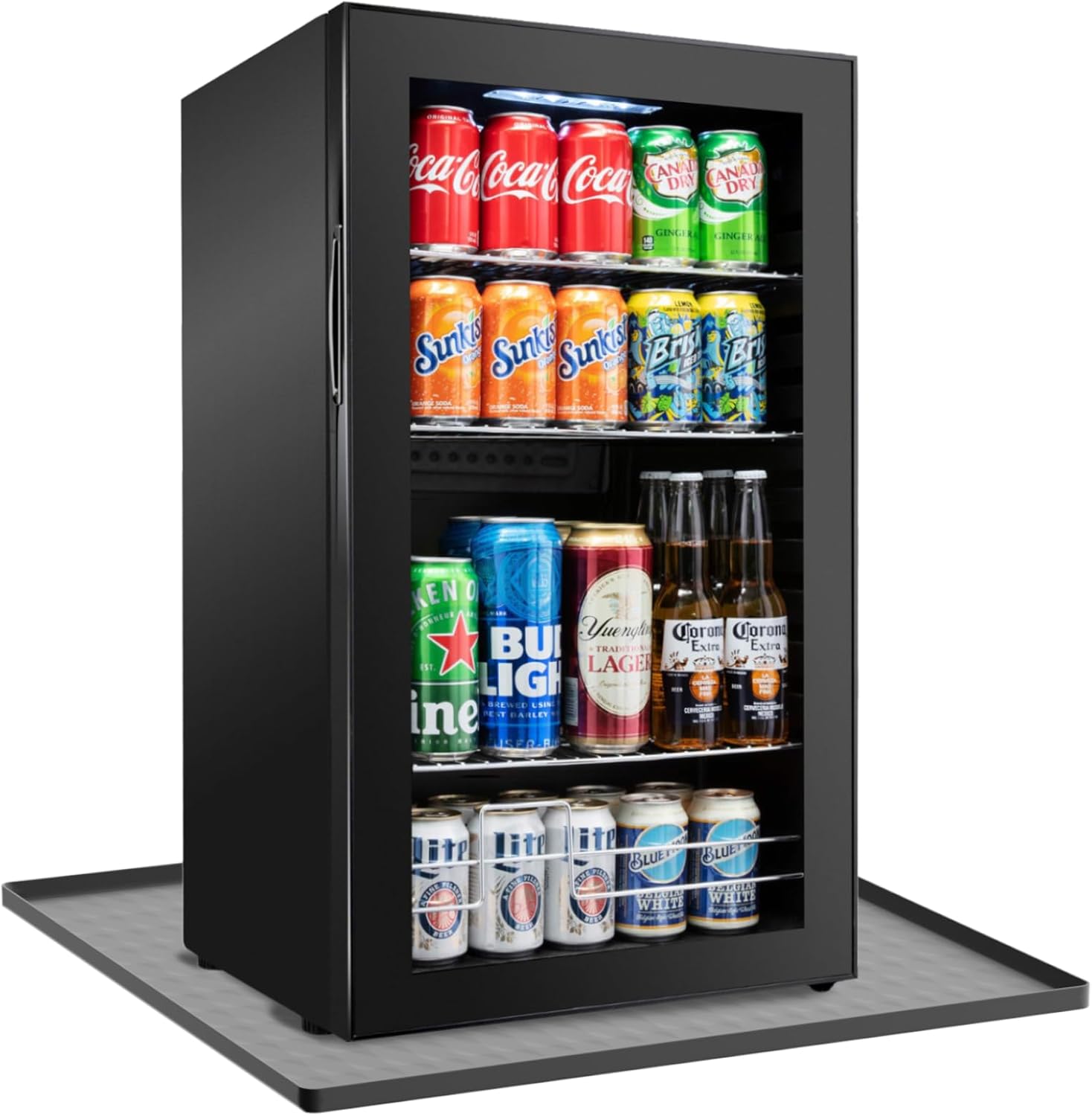 Mini Fridge Drip Mat 23.6" x 23.6" Beverage Fridge Drip
