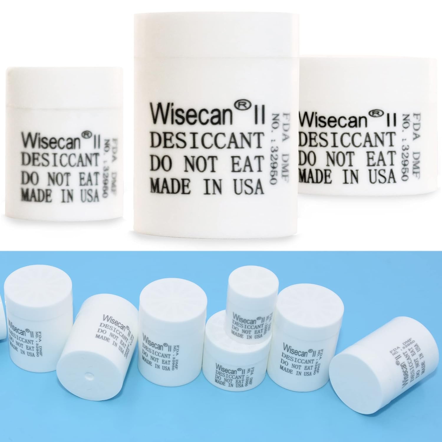 Wisesorb 1 Gram 100 Pack Silica Gel Canister, Desiccant Canister