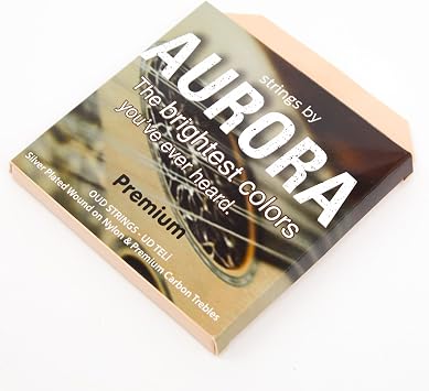 Aurora Oud Strings Fa Fa Arabic Tuning with G Sol String SILVER - Special Model