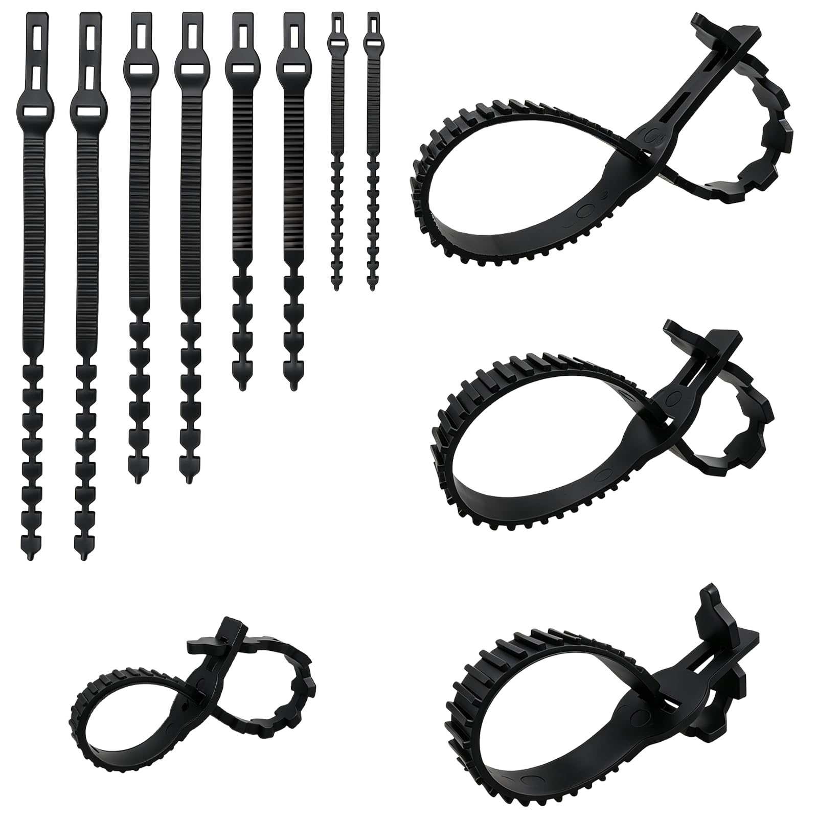 MINGBOLIN Tree Ties for Staking, 12 Pack Adjustable Tree Support Straps