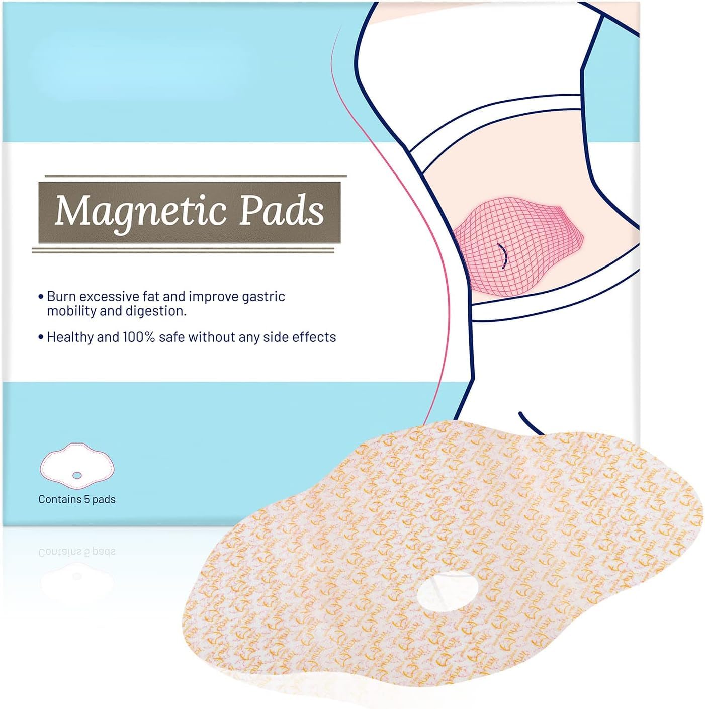 5pcs Firming and Shaping Contouring Patch Slimming Body Wrap, New improved all natural anti cellulite solution