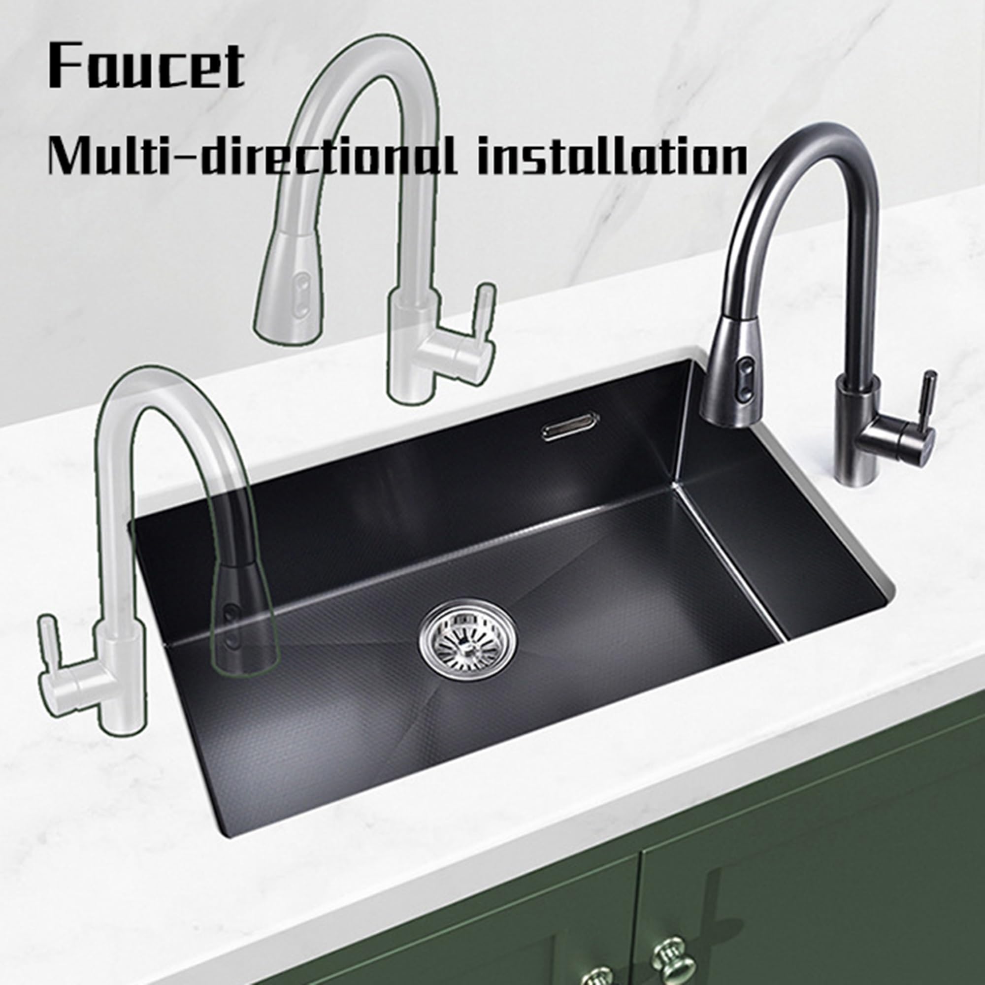 Lofeyo Unterbauspüle Aus Edelstahl – 68,6 X 45,7 Cm, 16 Gauge, Runde Ecken, Einzelbecken, Mit Ablauf & Gestell