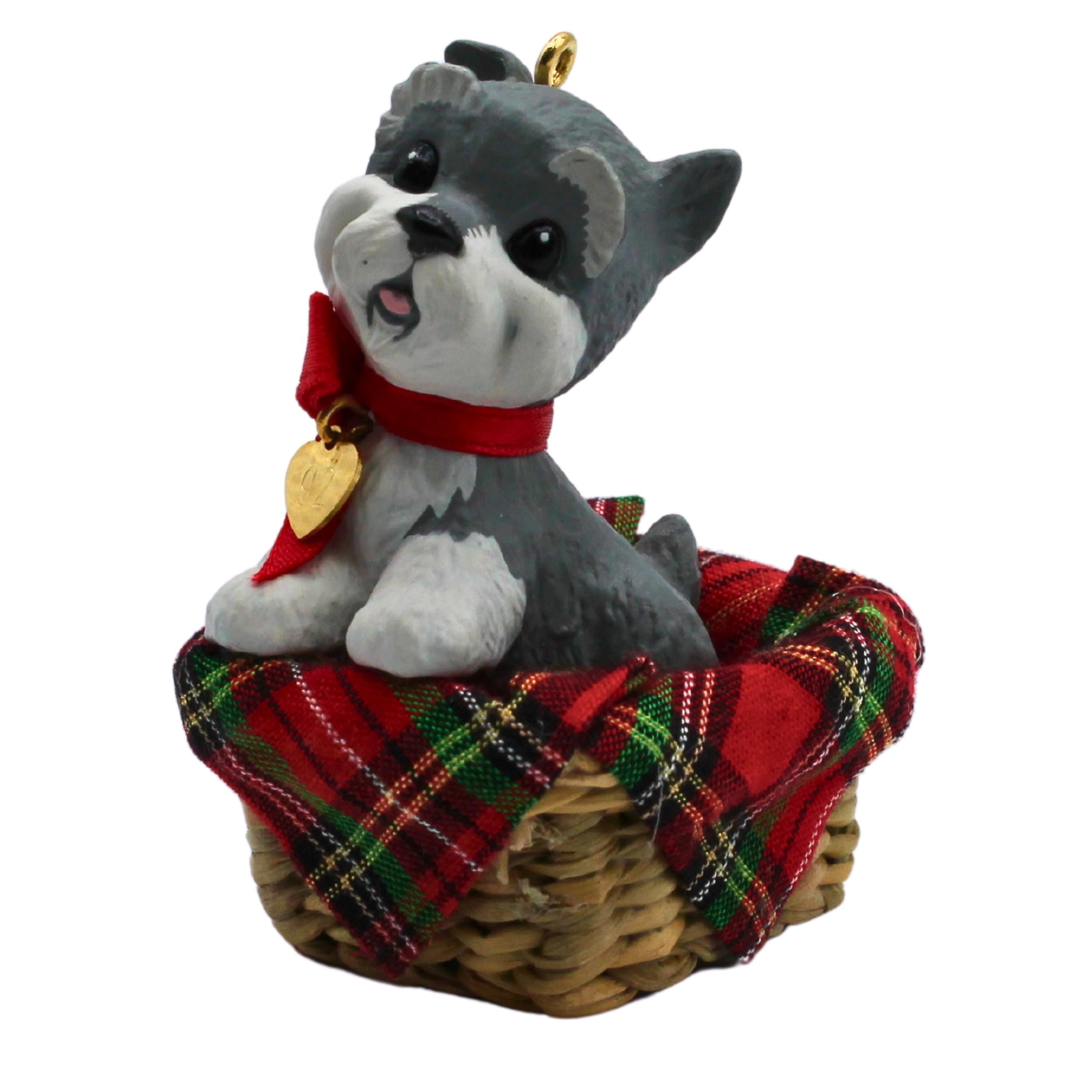Amazon.com: 1992 Hallmark Keepsake Schnauzer Puppy Love Christmas