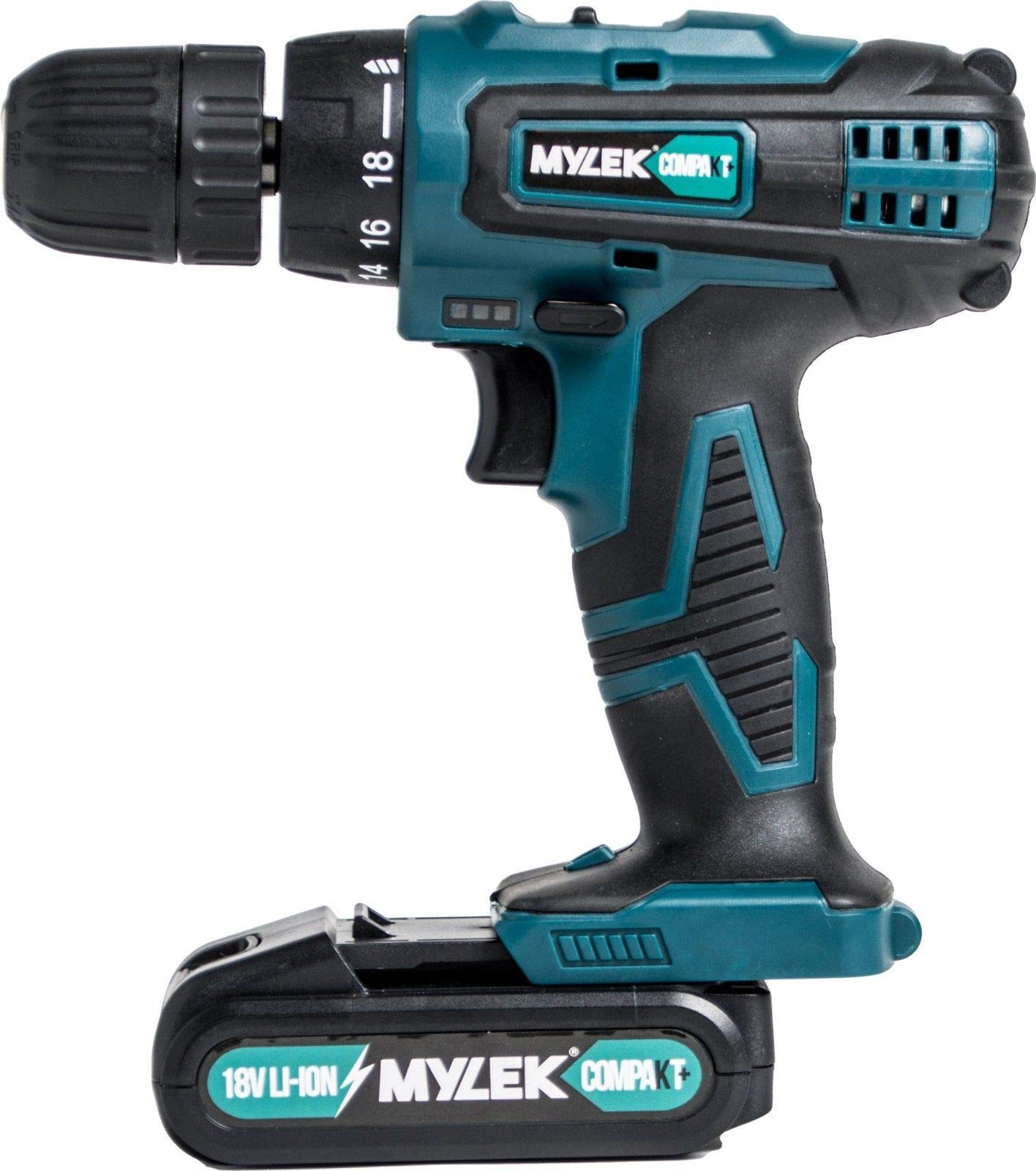 MYLEK 18V Cordless Drill Tool Set Driver DIY Electric Screwdriver Combi - View #4