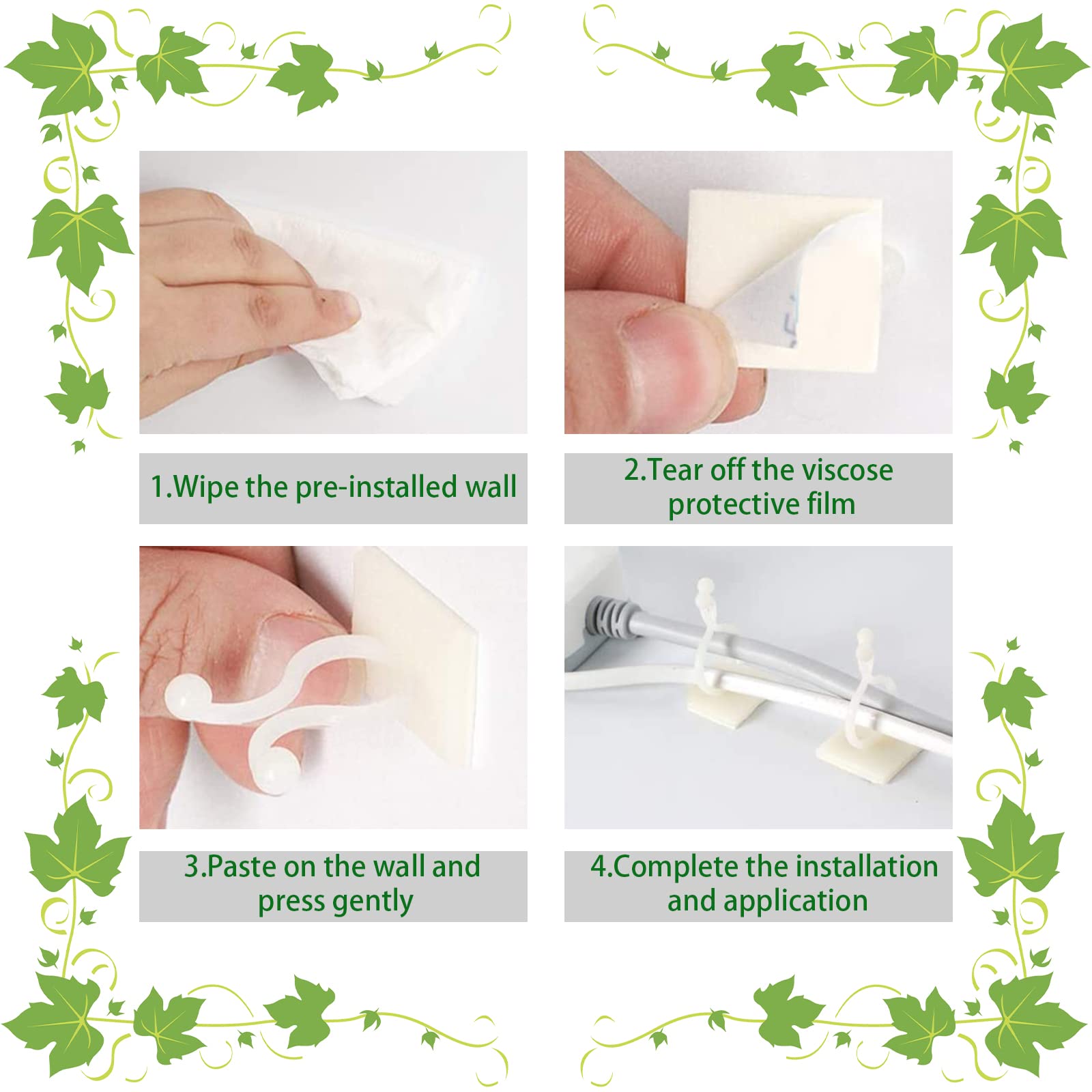 Buy Plant Climbing Wall Fixture Clips Plant Fixer SelfAdhesive Hook