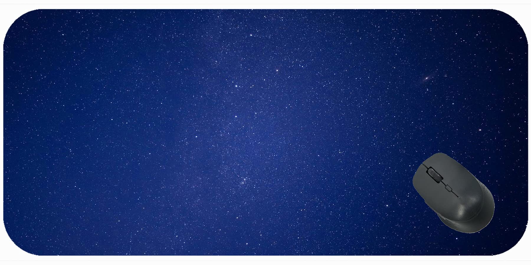 Desk Mat Big Laptop Protector Computer Accessories Mouse Mat,Starry Sky Space Stars Gaming Mousepad