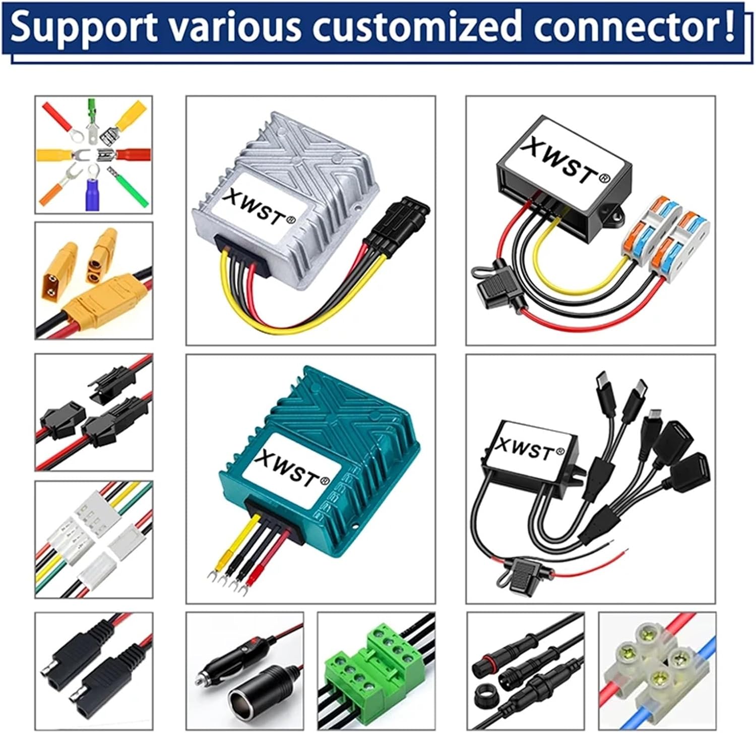 DC Isolated Converter 72V100 to 12V 1-10A Voltage Regulator Module 30-120V to 12V Power Inverter(1A ABS Plastic L,30-90V)