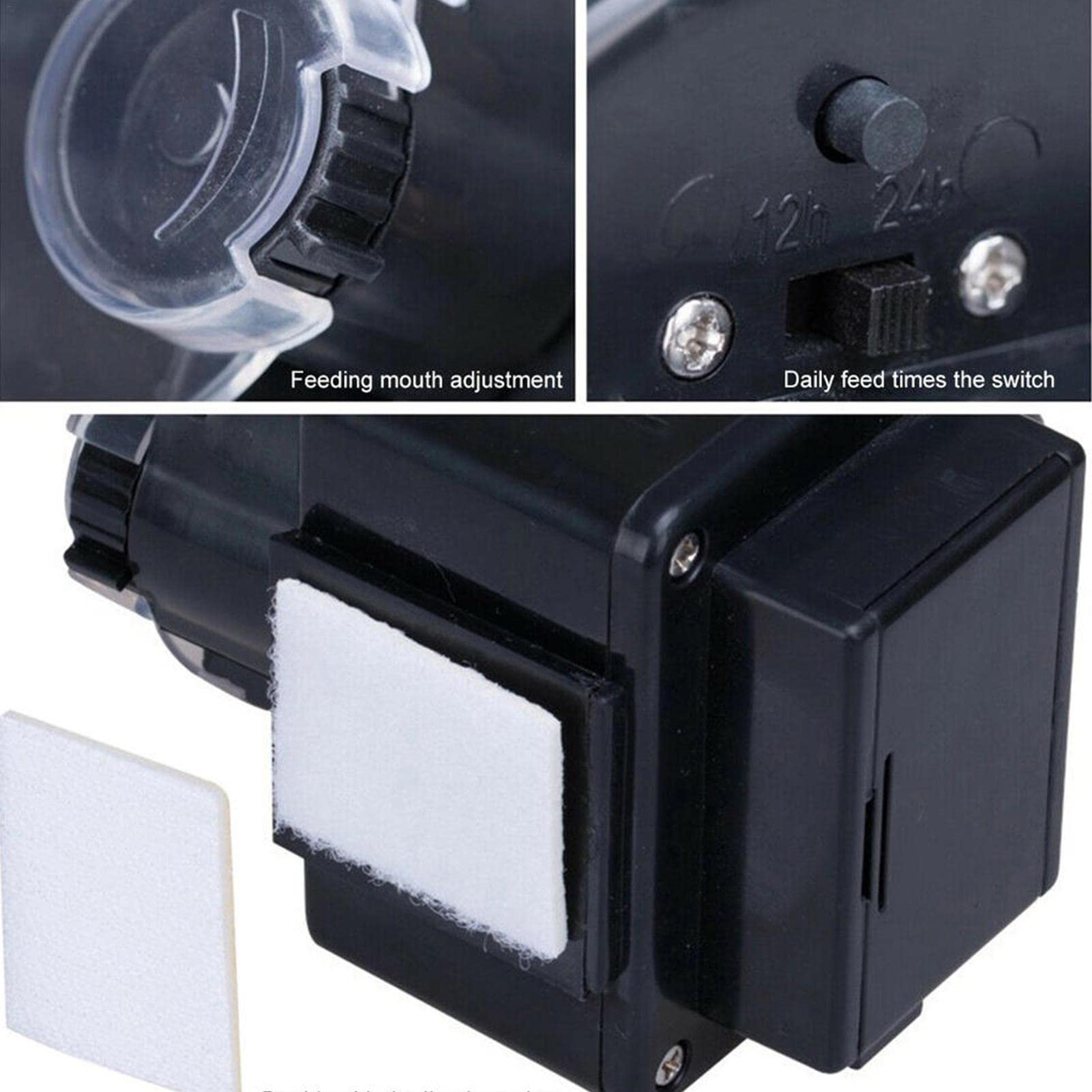 5 minuteurs automatiques pour poissons | Minuterie automatique anti-humidité | Distributeur nourriture pour poissons rouges et plus encore