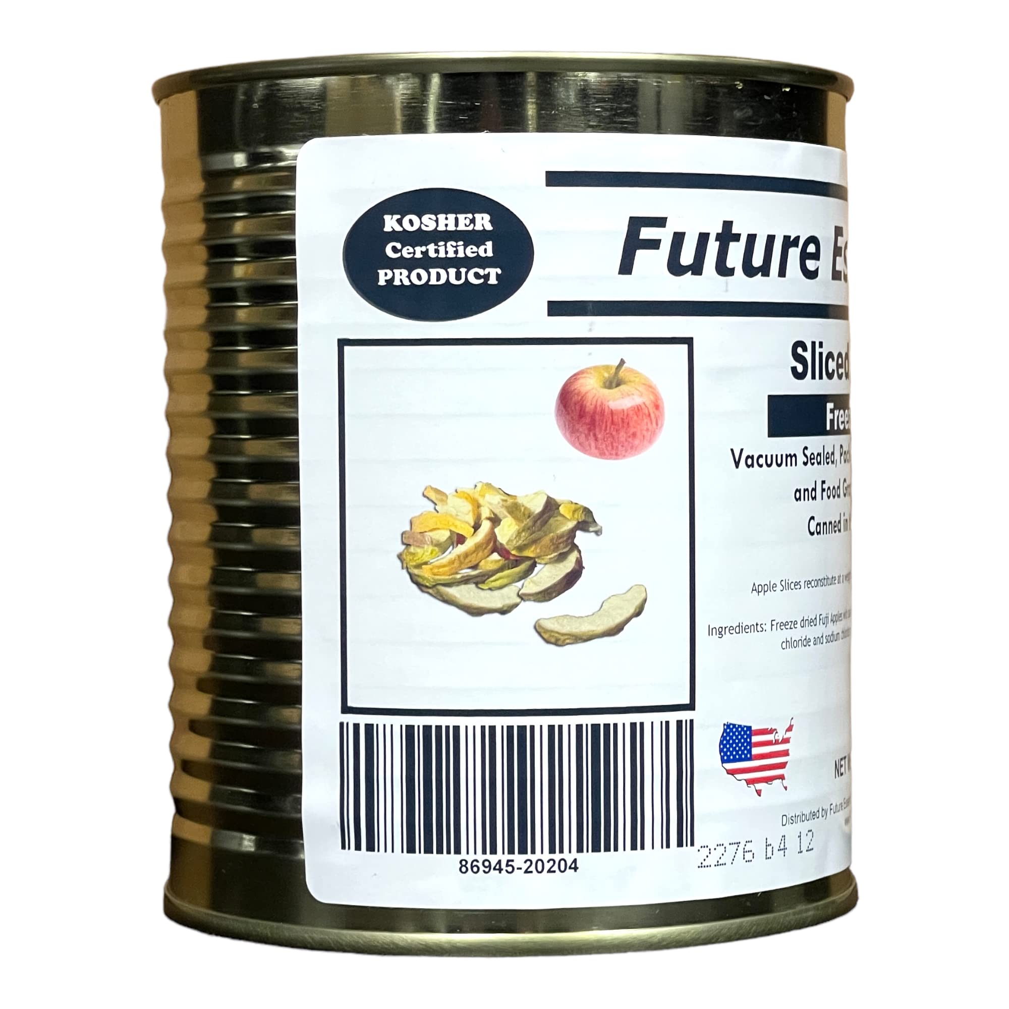 Future Essentials Freeze Dried Kosher Sliced Apples 2 Oz