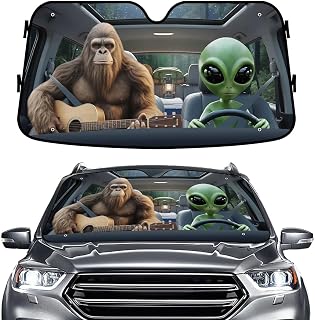 GENANY Forest Creature Windshield Sun Shade 55 x 30 Inch