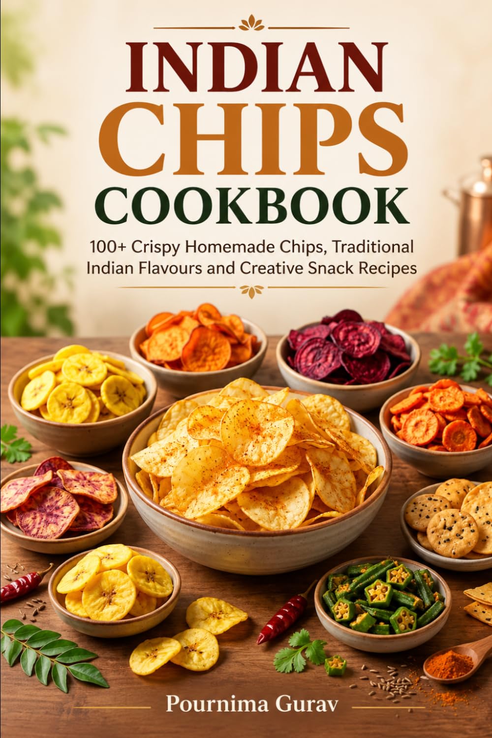 Indian Chips Cookbook: 100+ Crispy Homemade Chips, Traditional Indian Flavours and Creative Snack Recipes