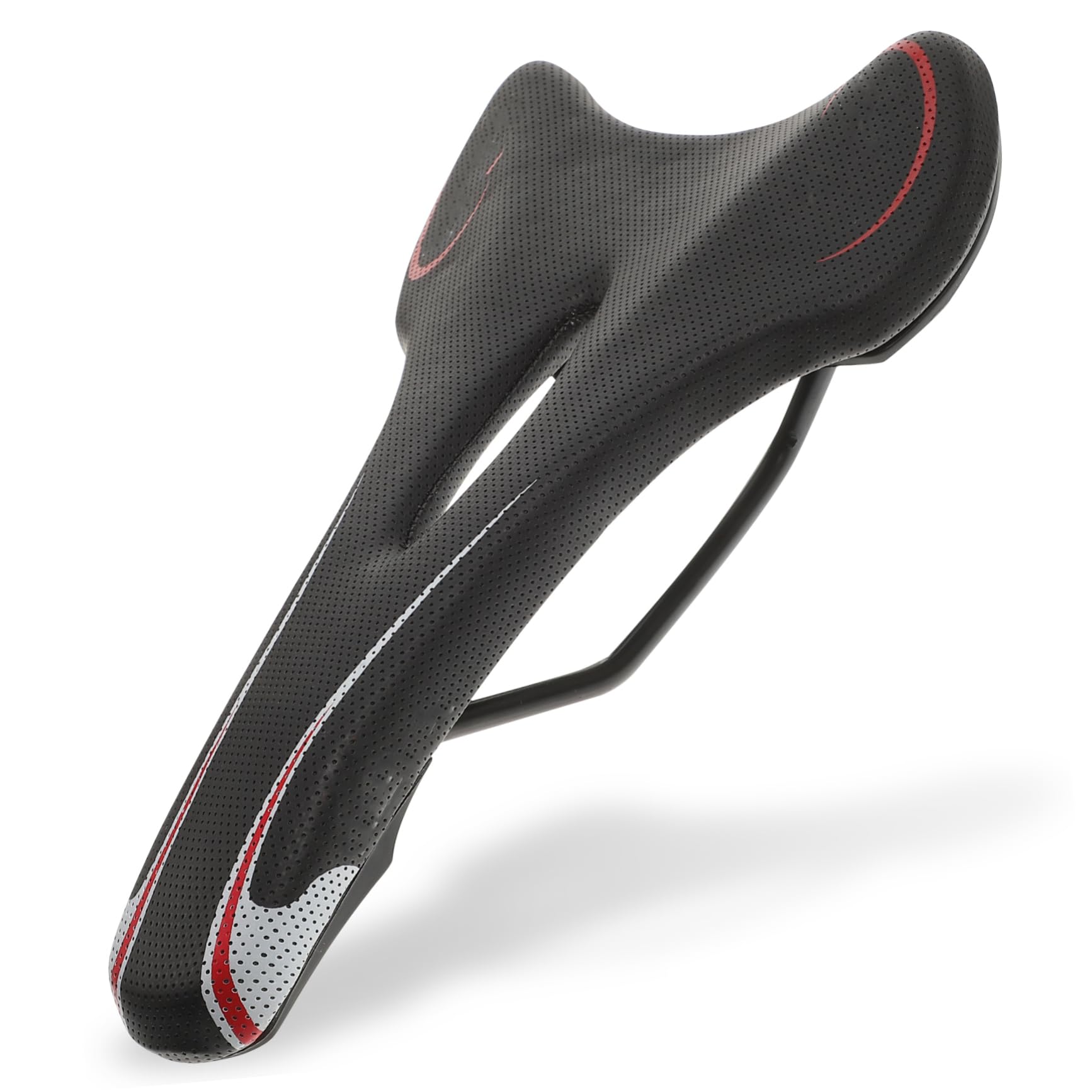 ULTECHNOVO VD-104 Bike Seat,Ergonomic Bicycle Saddle for MTB Racing Road Offroad Mountain Bike Comfort Cycling Saddle Seat for Men and Women (Black)