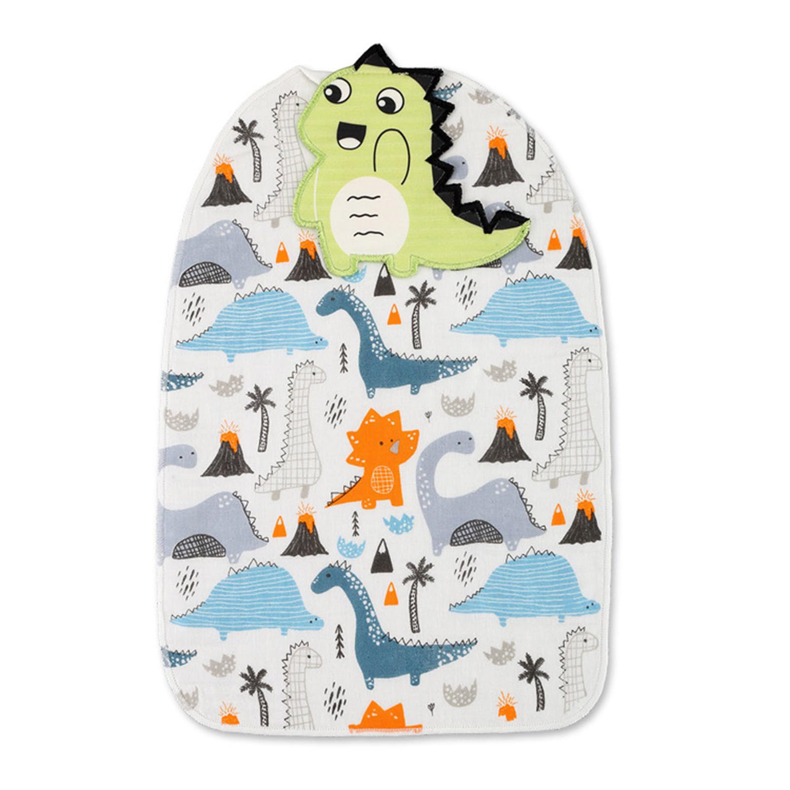 Xjdzineq Sweat Absorption Towel Cartoon Design Large Size for Outdoor Activity Lightweight Comfortable Skin Safe Fabric Cotton Baby Sweat Towel