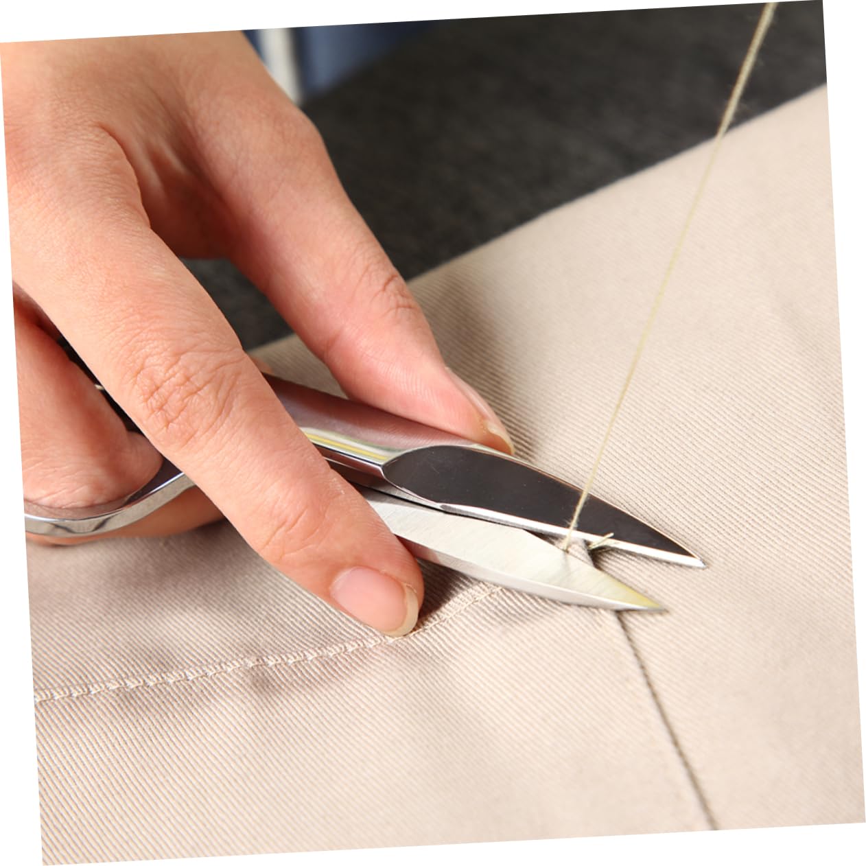Lurrose 3pezzi Forbice Da Cucito Acciaio Inossidabile Con Design Forbice Per Ricamo e Filo Utensile Compatto e Pratico Per Tessuti e Artigianato Accessorio Resistente e Facile Da