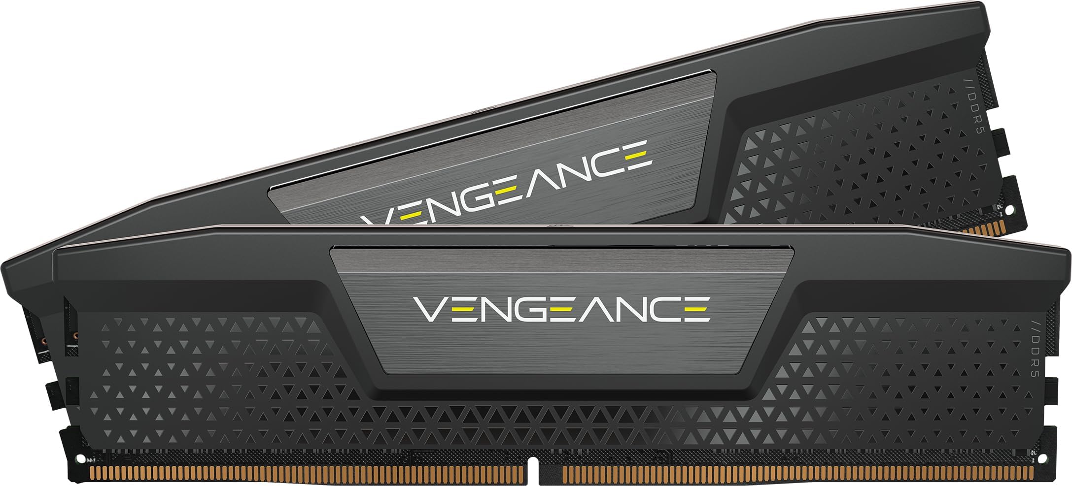CORSAIR DDR5-6400MHz Desktop PC Memory VENGEANCE DDR5 Series (PC5-51200) Intel XMP Memory Kit 32GB Black [16GB×2] CMK32GX5M2B6400C32