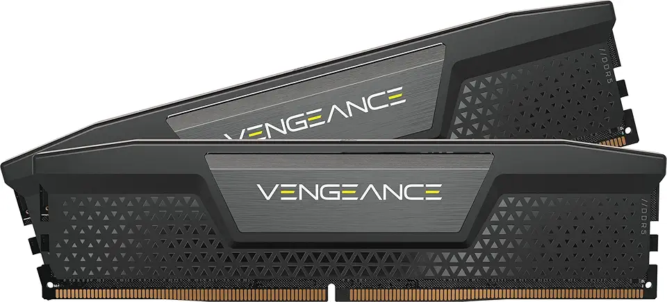 CORSAIR Memória Vengeance DDR5 RAM 128GB (2x64GB) 6400MHz CL42-52-52-104 1,35V Intel XMP 3.0 Desktop Computer Memory – Preto (CMK128GX5M2B6400C42)