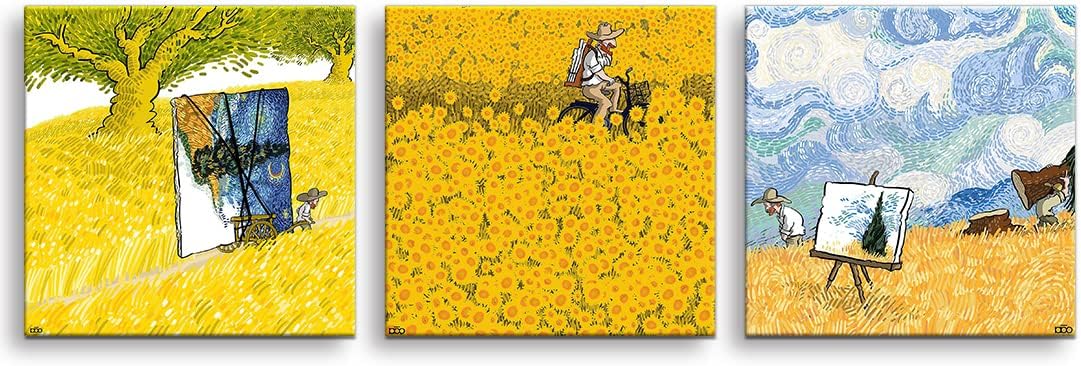 ゴッホ世界的に有名な絵画ファッションポスターリビングルーム絵画寝室壁画ホテルアート