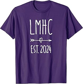 LMHC Licensed Mental Health Counselor Graduation 2024 T-Shirt