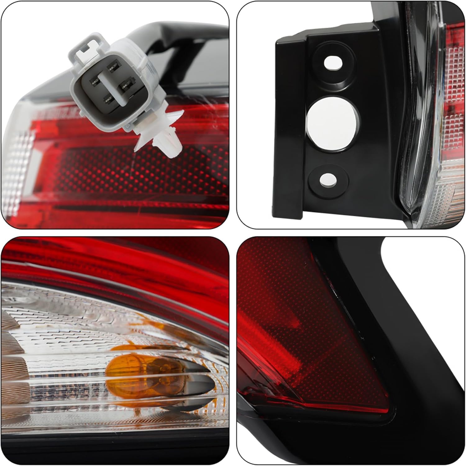 Silscvtt Rear Brake Tail Light Assembly Replacement for Toyota Sienna LE XLE 2021 2022 Right Passenger Side Tail Lamp