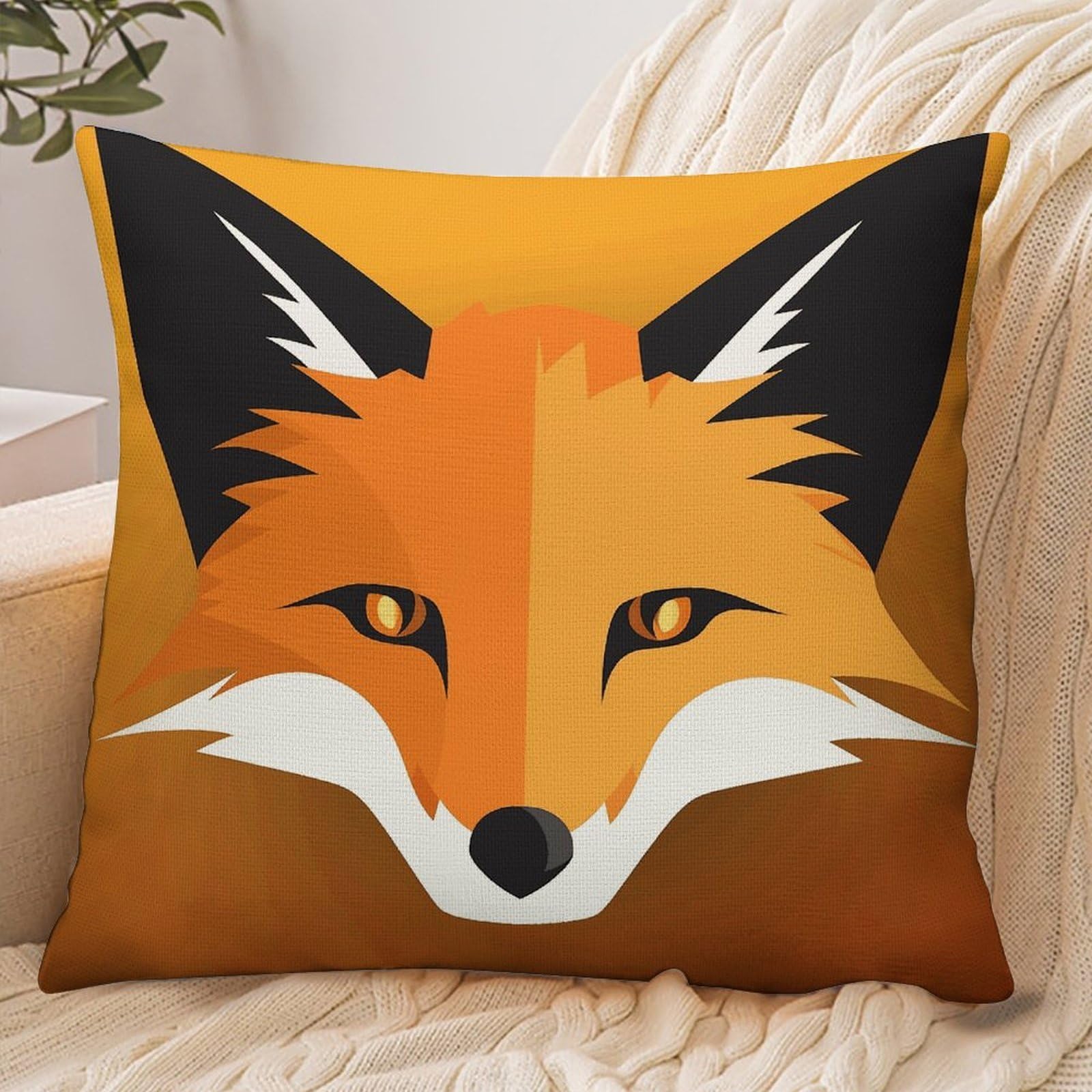 Fekiloot Style Fox Avatar Pillowcase Pillow Sham Pillow Case