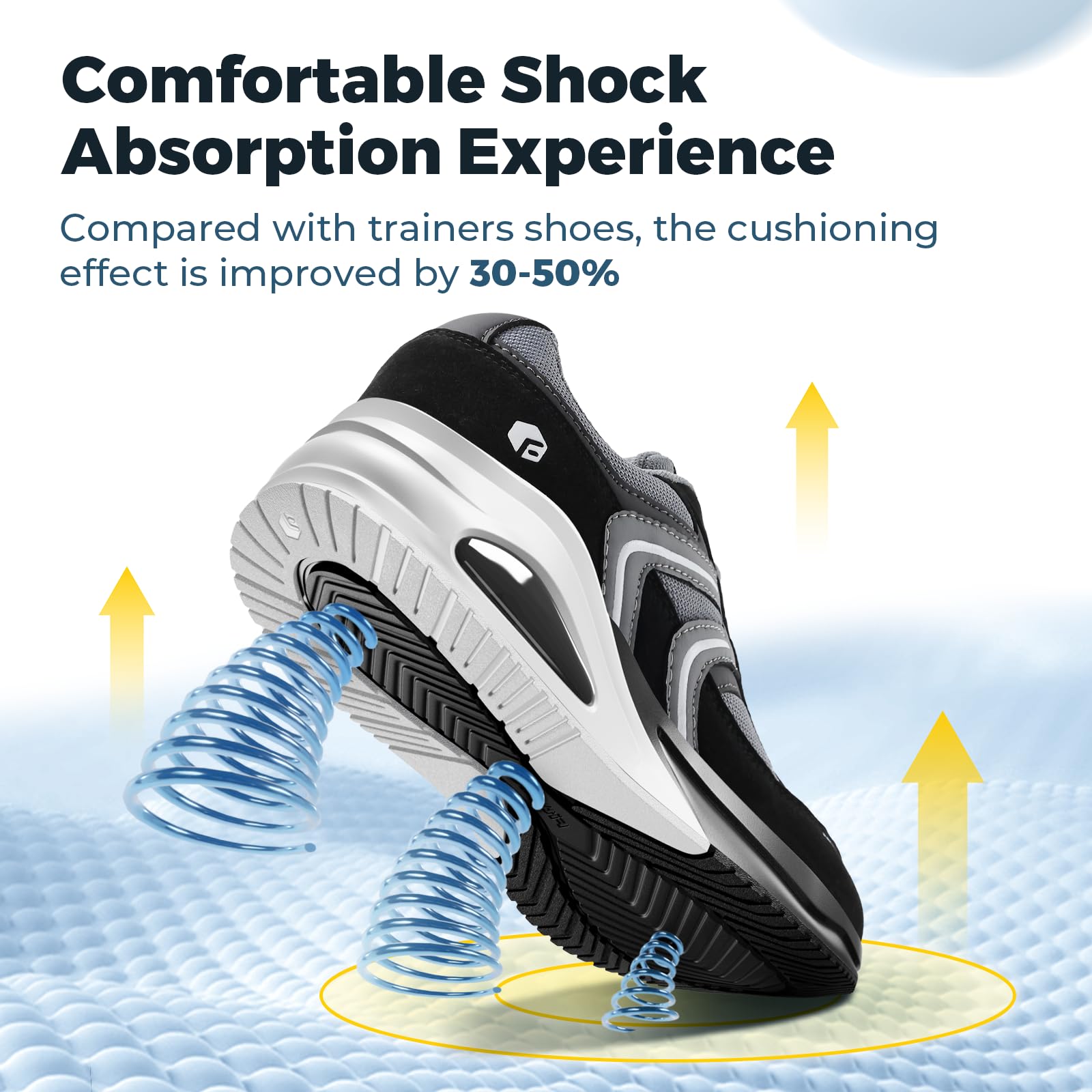 FitVille Sneaker Damen Extra Weite Sportschuhe mit Luftkissen Dämpfung Laufschuhe Atmungsaktiv Turnschuhe Leichte Joggingschuhe rutschfest Straßenlaufschuhe Walkingschuhe Bequeme Fitnessschuhe