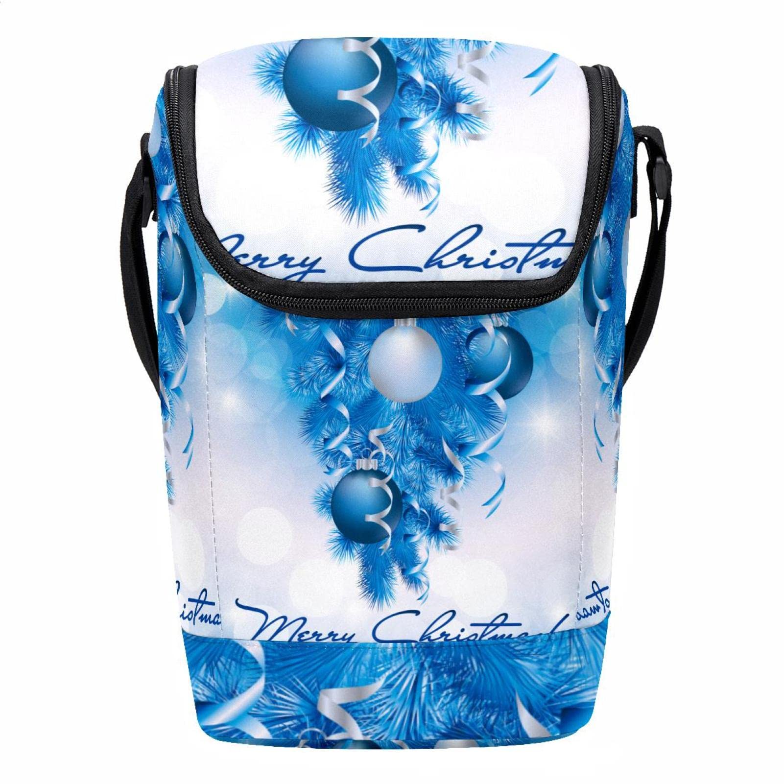Bolsa de almuerzo azul para mantener la comida caliente en el trabajo y la escuela