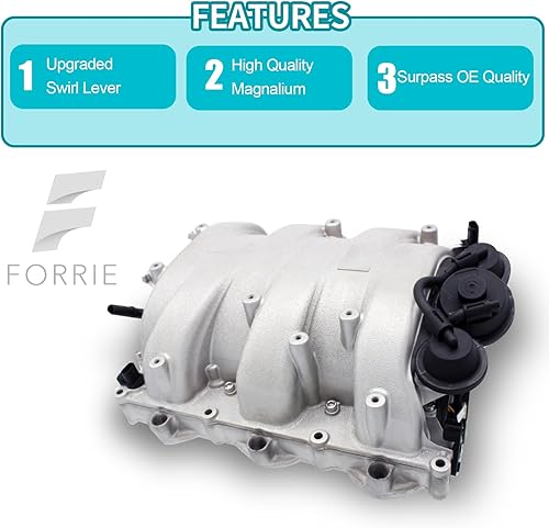 Miniatura 4 de Forrie Colector de admisión para Mercedes-Benz C230 C280 C300 C350 CLK350 E350 GLK350 SLK280 S400 GLK350 ML350 ML450 R350 S400 SLK280 SLK300 0 SLK3