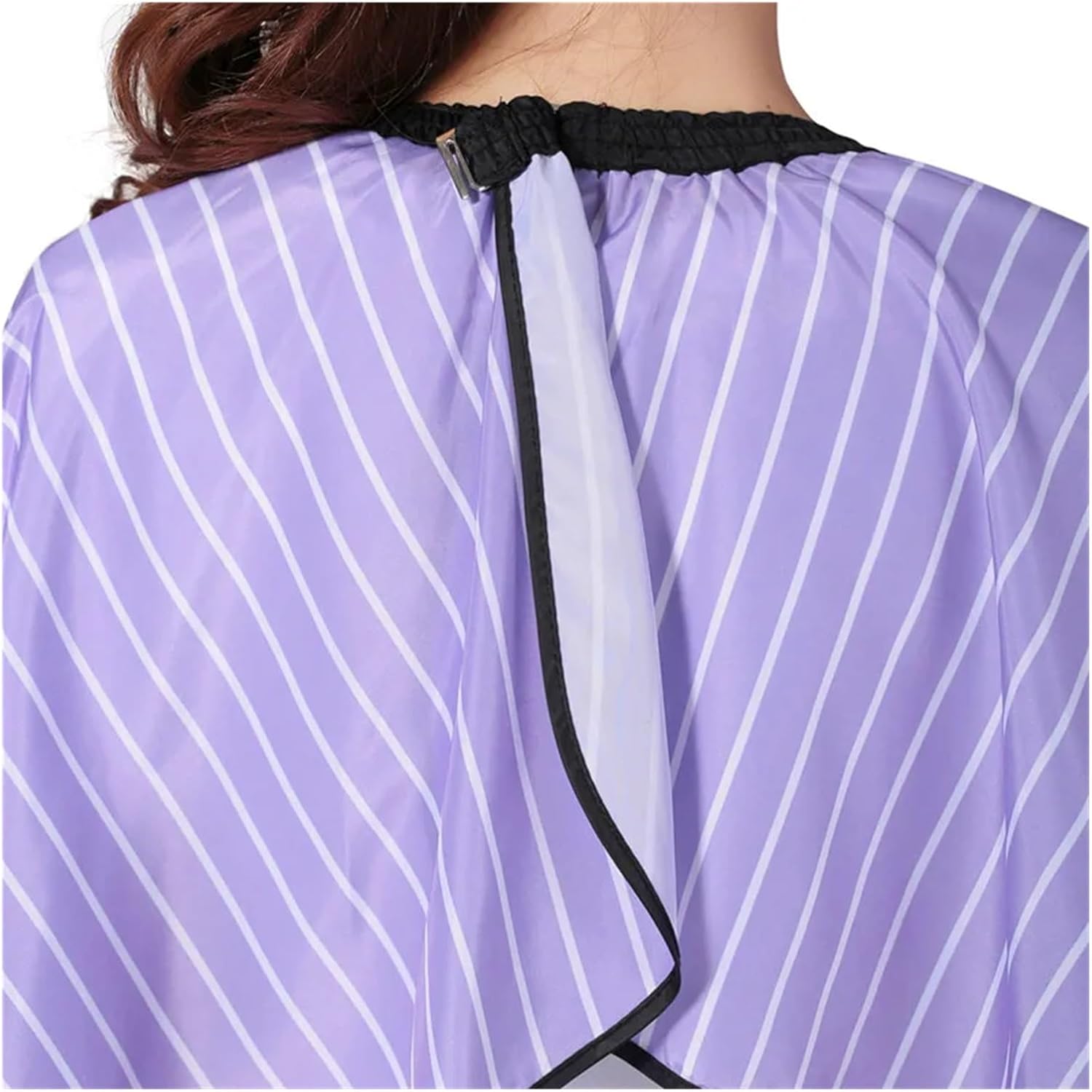 Salon Professional Hair Styling Cape,Adult Upscale Retro Stripe Waterproof Wai Cloth