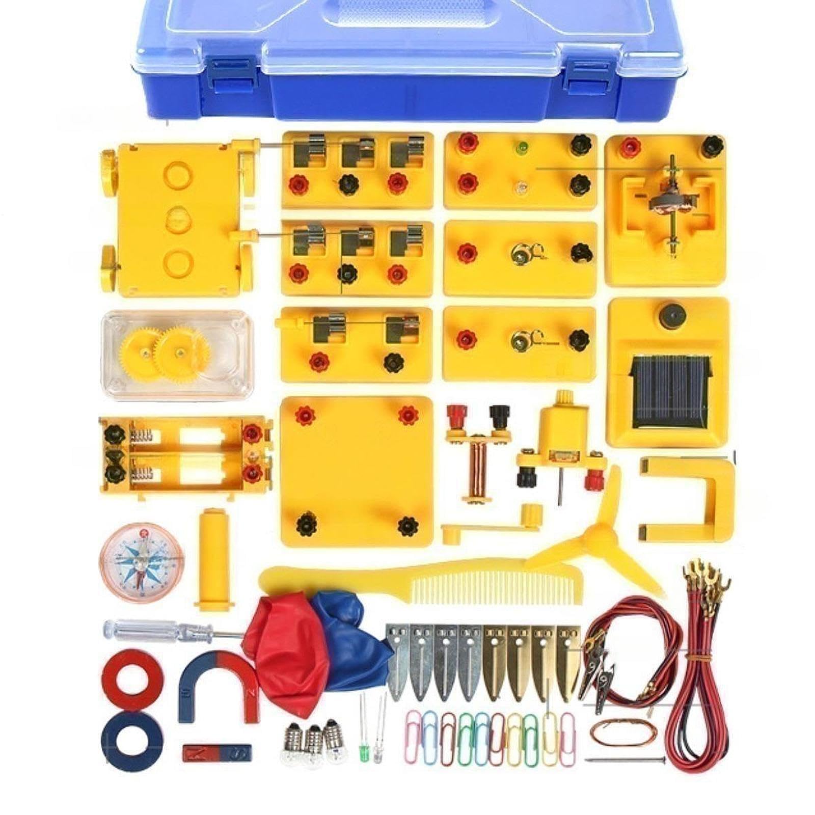 predolo Physik Lernkit Elektrische Schaltkreis Bausatz Experimentierkasten Stromkreis Material DIY set für Praktische Experimente Und Förderung Technischer