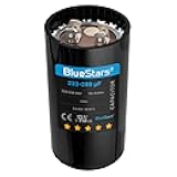 Upgraded Version 233-280 mfd 220-250VAC ±20% Volts Round Motor Start Capacitor 50/60 Hz AC Electric Replacement Part by Blue Stars