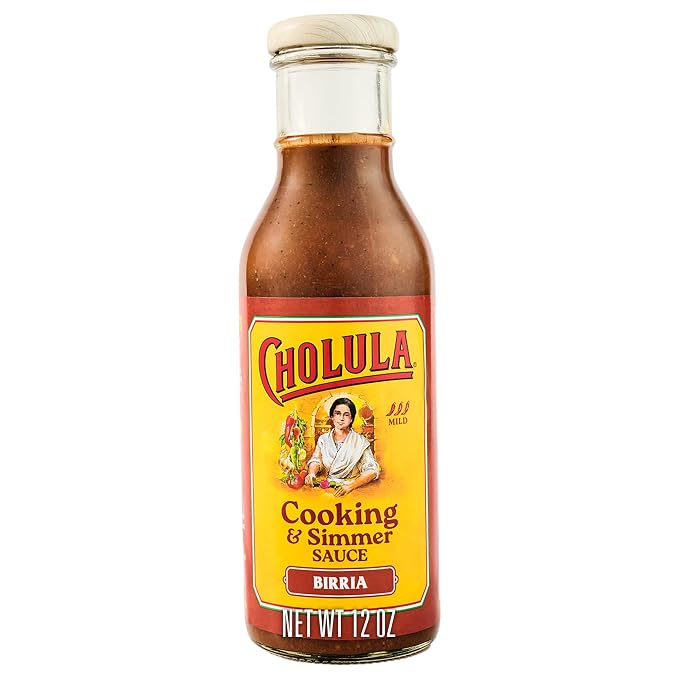 Cholula Cooking & Simmer Sauce, Birria, For Birria Tacos, Slow-Cooked