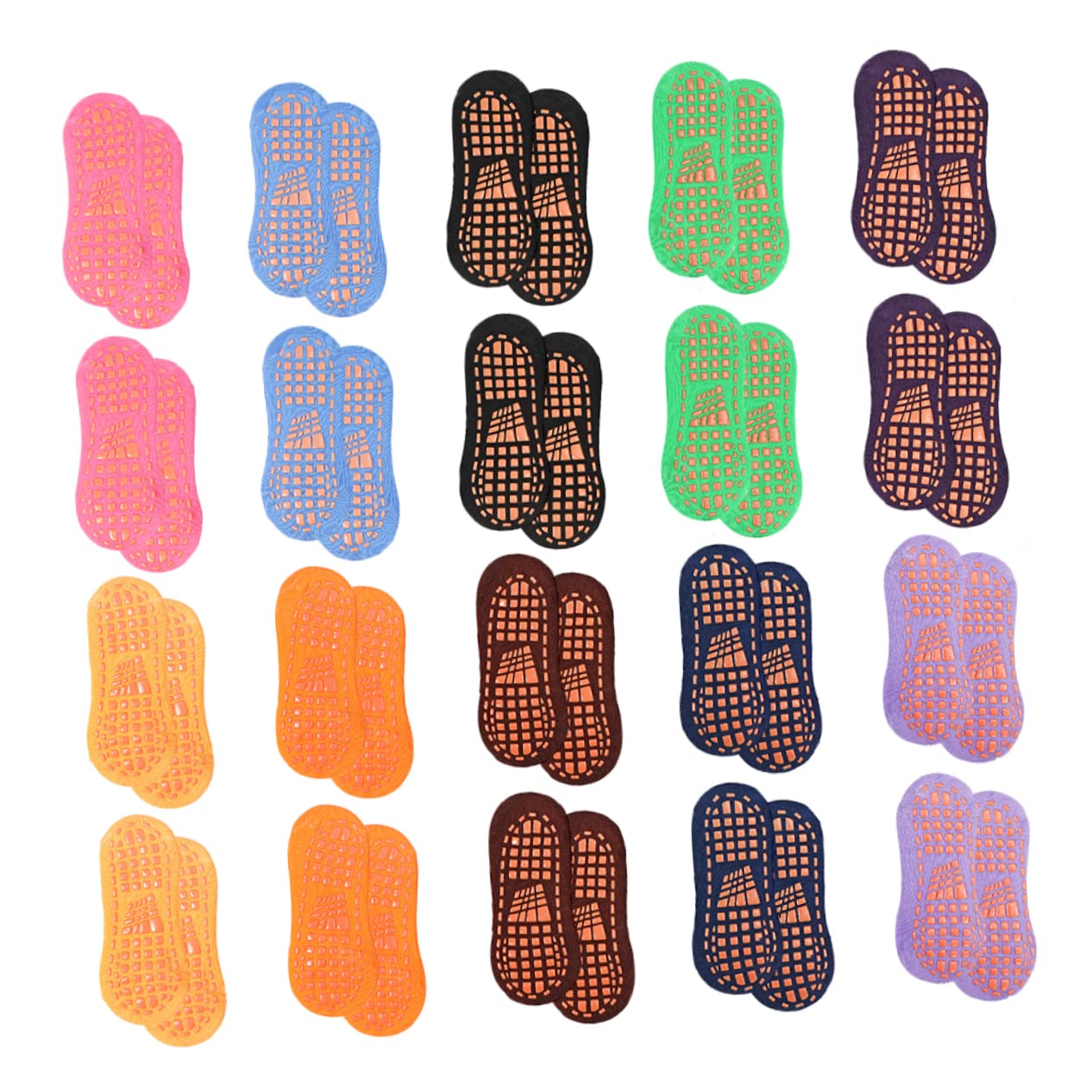 SHERCHPRY 60 Paar Kinder-Baumwollsocken Atmungsaktive Socken Kindersocken Übungssocken Indoor-Trampolin-Socken Atmungsaktive Baumwollsocken Sohlenabgabesocken Kindersocken
