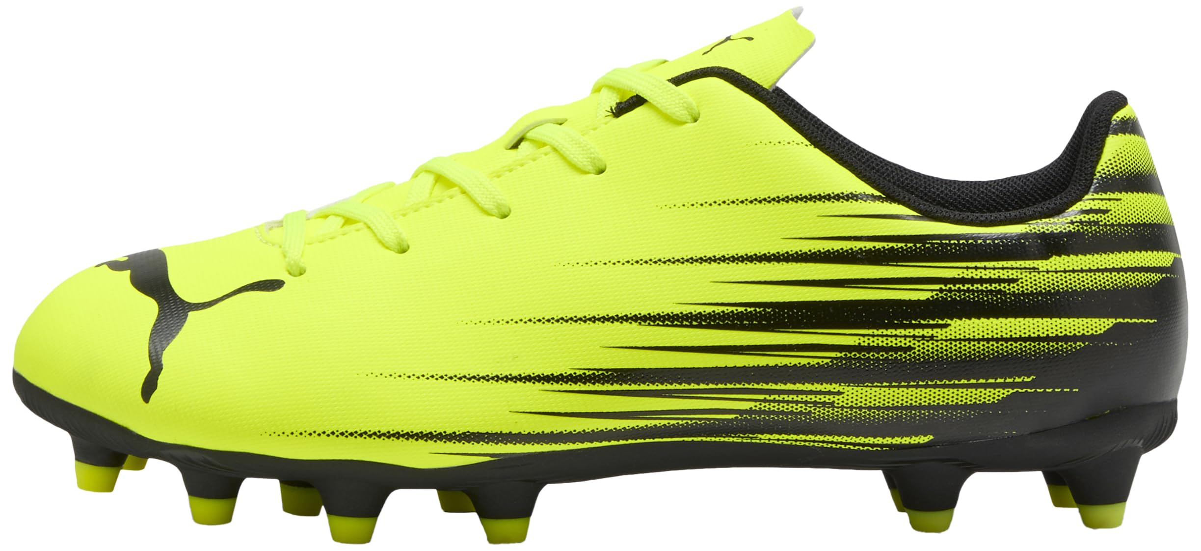 Puma ATTACANTO II FG/AG JR Chaussures de Football, Yellow Alert Black, 38 EU, Yellow Alert Puma Noir, 34.5 EU