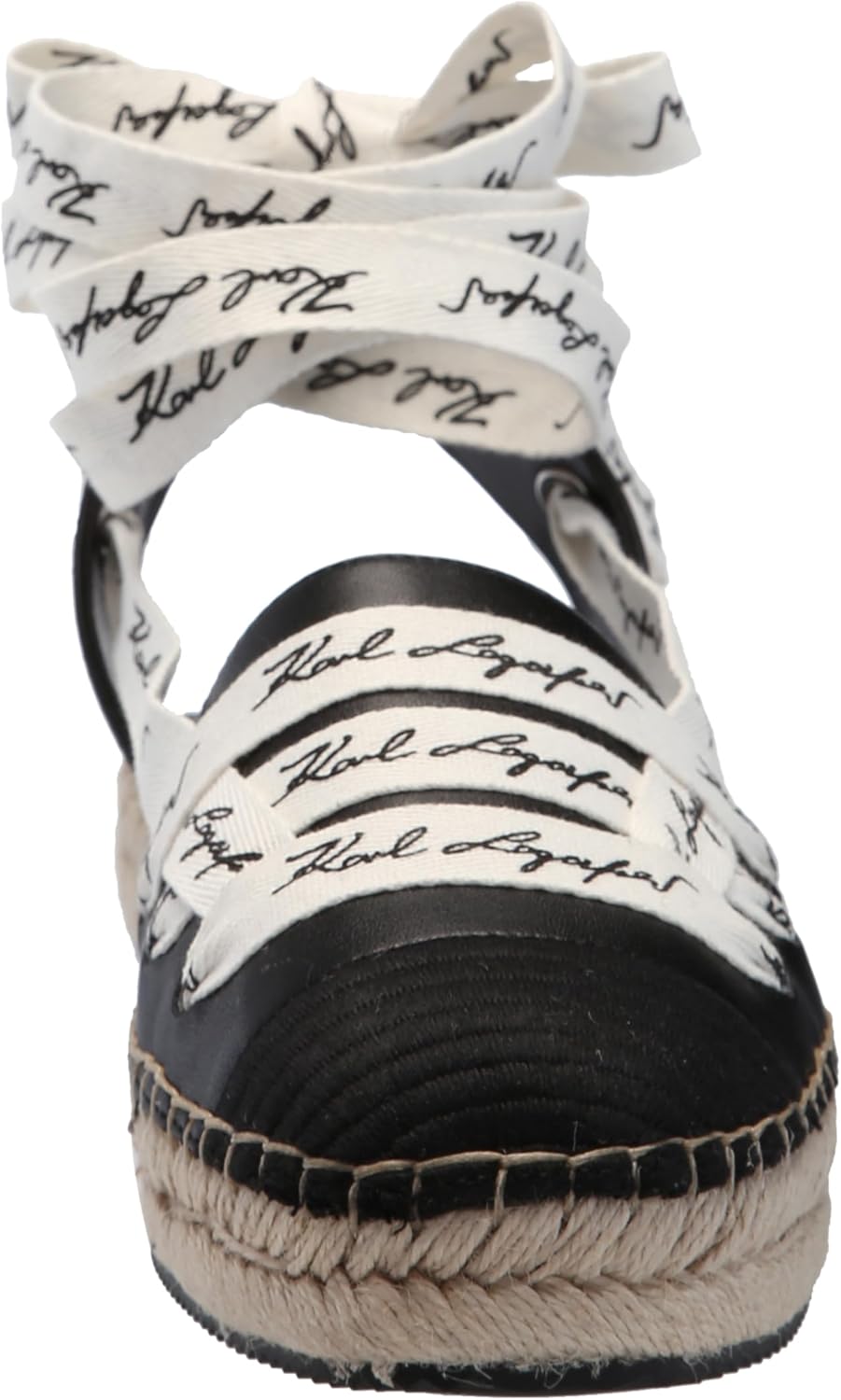 KARL LAGERFELD Womens Mariko Ankle Wrap Espadrille Platform - Image 2