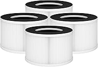 Vista 1 de Nispira TD-1500 Filtros de repuesto True HEPA 4 en 1 para purificador de aire Tredy TD-1500, 4 paquetes