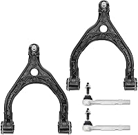 Vista 208 de Detroit Axle - Kit de brazos de control delanteros de 4 piezas para Ford Mustang Base GT 05-10 2005 2006 2007 2008 2009 2010, 2 brazos de control
