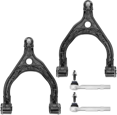 Miniatura 209 de Detroit Axle - Kit de brazos de control delanteros de 4 piezas para Nissan Cube 2009-2014, Nissan Versa 2007-2012 2 brazos de control inferiores con