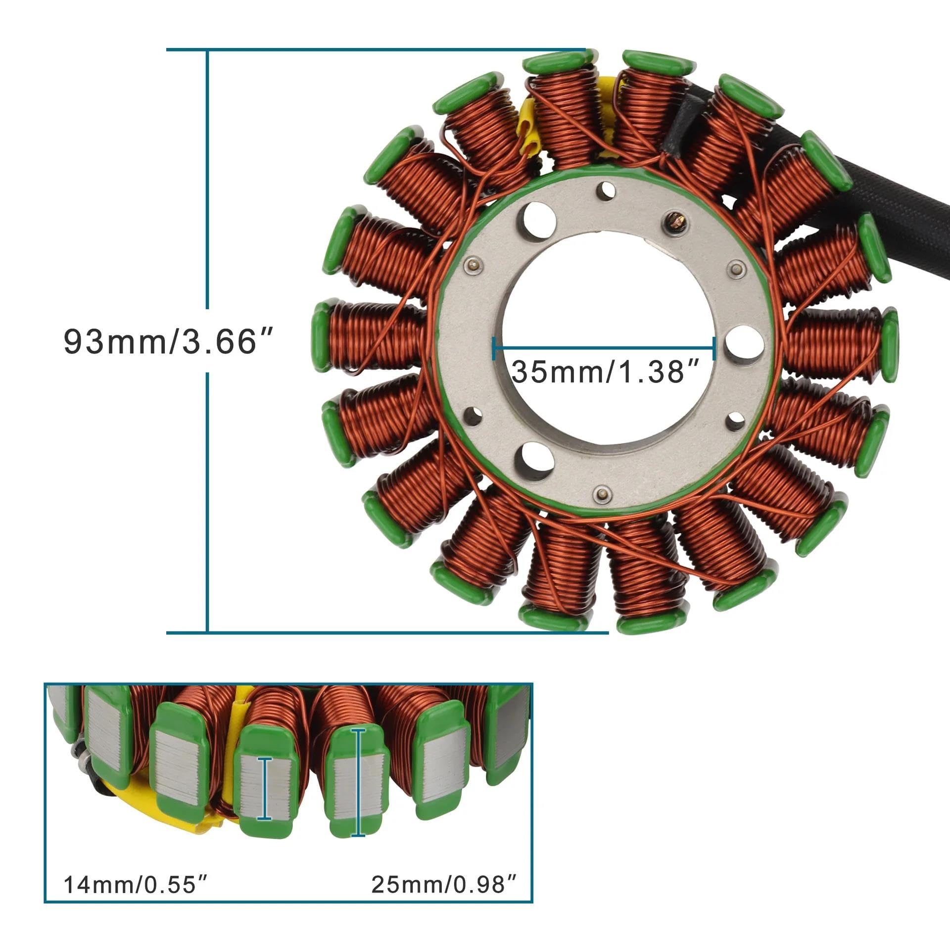 Dispositivi Accensione Moto per XP per 951 per LRV 2000 2001 Bobina Statore Generatore Magneto per Motocicletta Parti di Ricambio per Motocicletta Kit Accensione Motocicletta