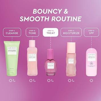 Glow Recipe Prickly Pear Peptide Mucin - Vegan Snail Mucin Face Serum to Hydrate & Repair Skin Barrier with Pore Refining Bio-Active Peptides & Deep Hydration - Glass Skin Korean Skincare (40ml)