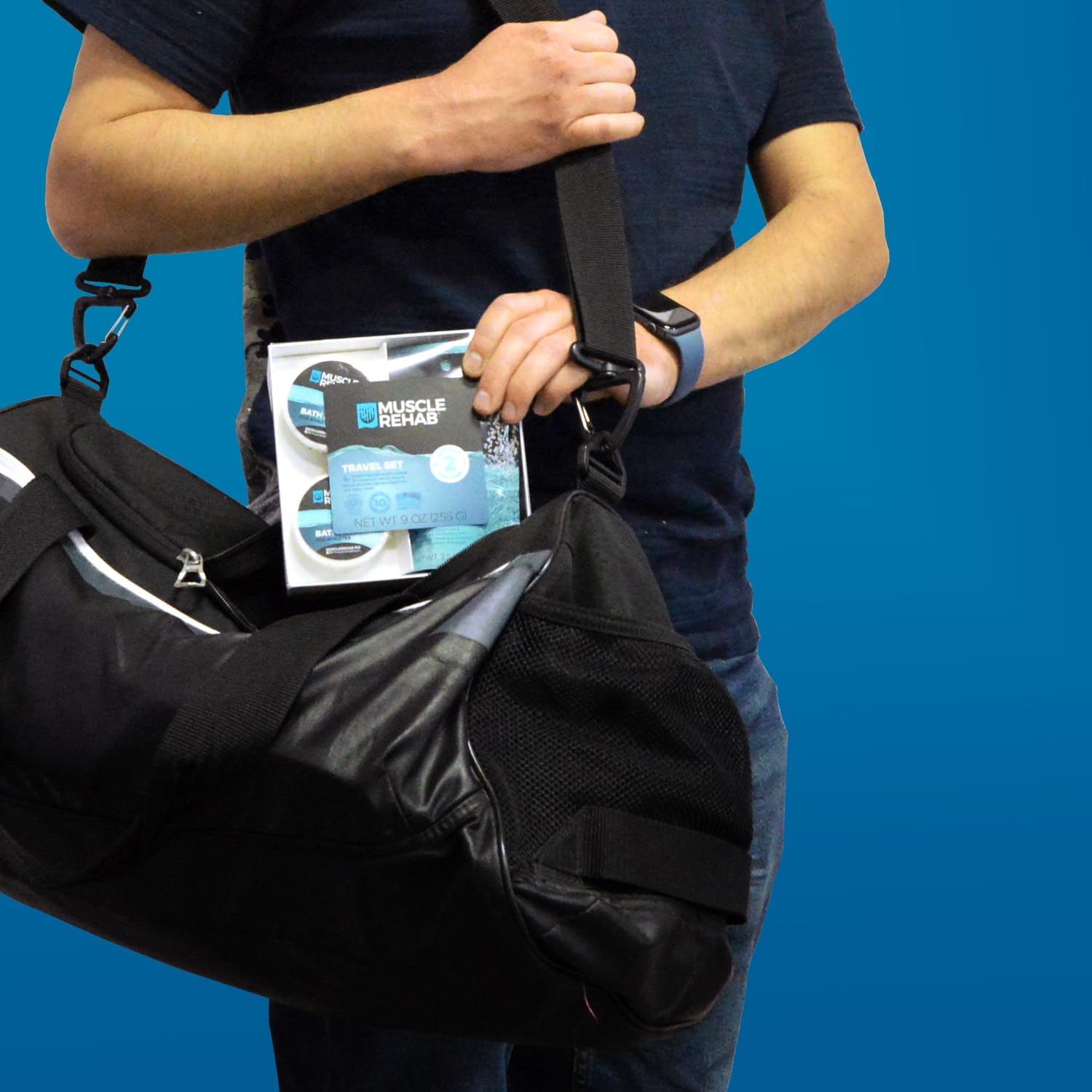 Sports Recovery Intro Gift Set (2) Sets- Fast-Absorbing Muscle Soak for Post-Workout or Run - Bath Bombs and Soak for Sore Muscles - Foot or Hand Soak Bombs - Soothe Joints, Pain Relief - Image 6