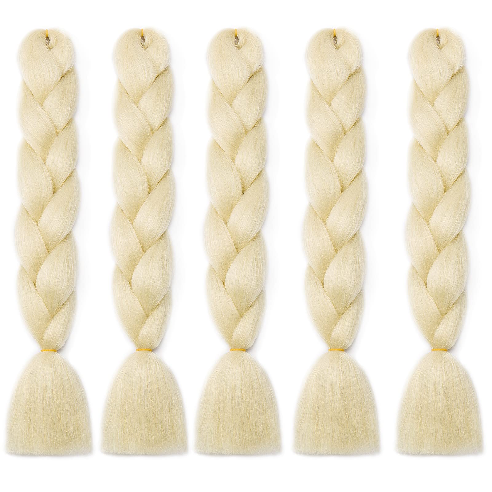 24inch Jumbo Braids Hair Extensions Ombre Braiding Hair Synthetic 3Pieces/lot Crochet Twist High Temperature African Box Braids, Sapphire Blue — view 132