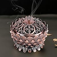 Vista 1 de Incienso, cono de incienso de loto, colector de cenizas para el hogar, accesorios de fragancia para uso con resina granular en polvo cono o bobina