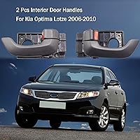 Vista 2 de 2 manijas interiores para puertas delanteras y traseras, manijas interiores para puerta interior izquierda del lado del pasajero, para Kia Optima