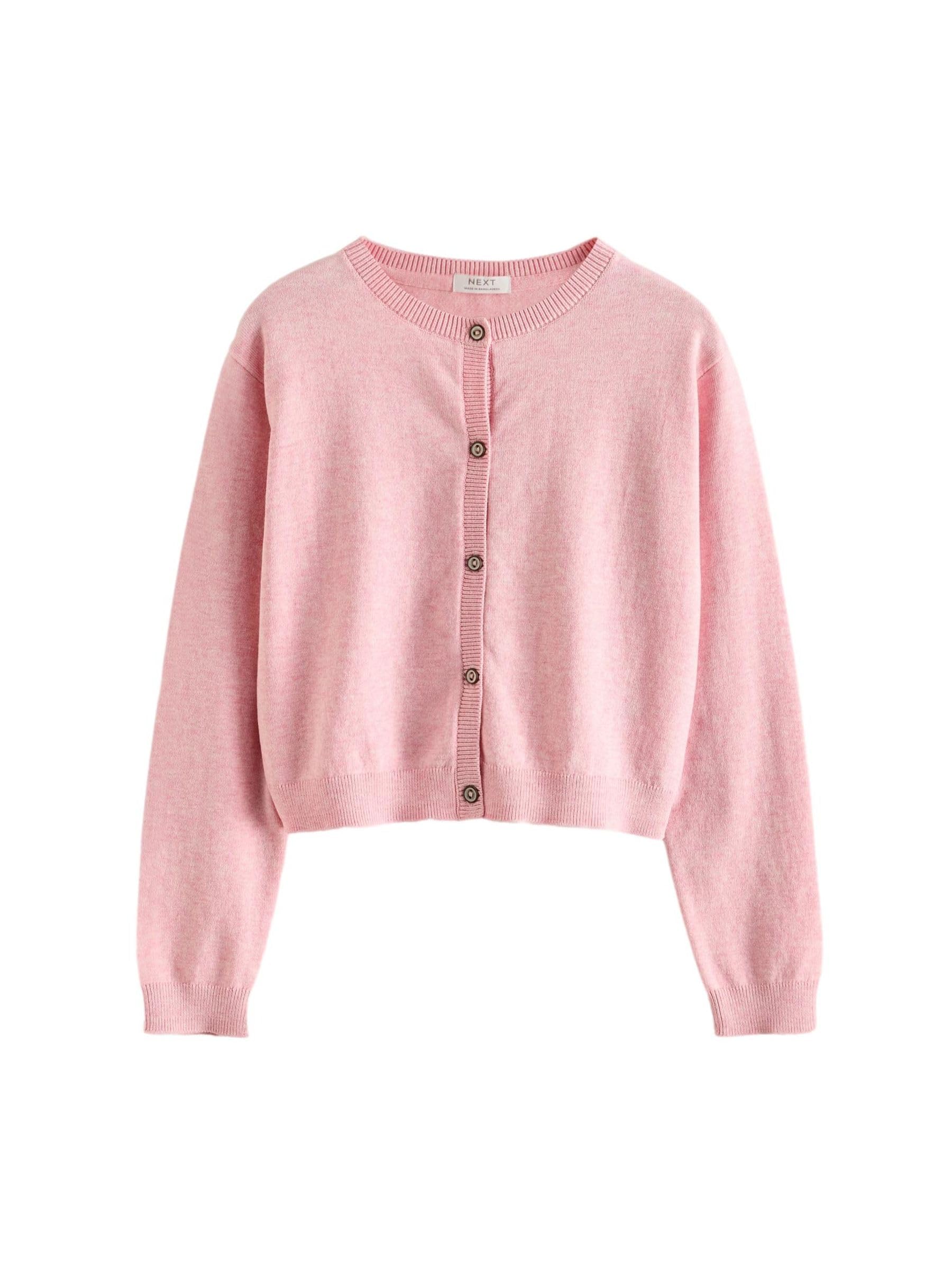 NEXT Mädchen Standard Strickjacke mit Knöpfen