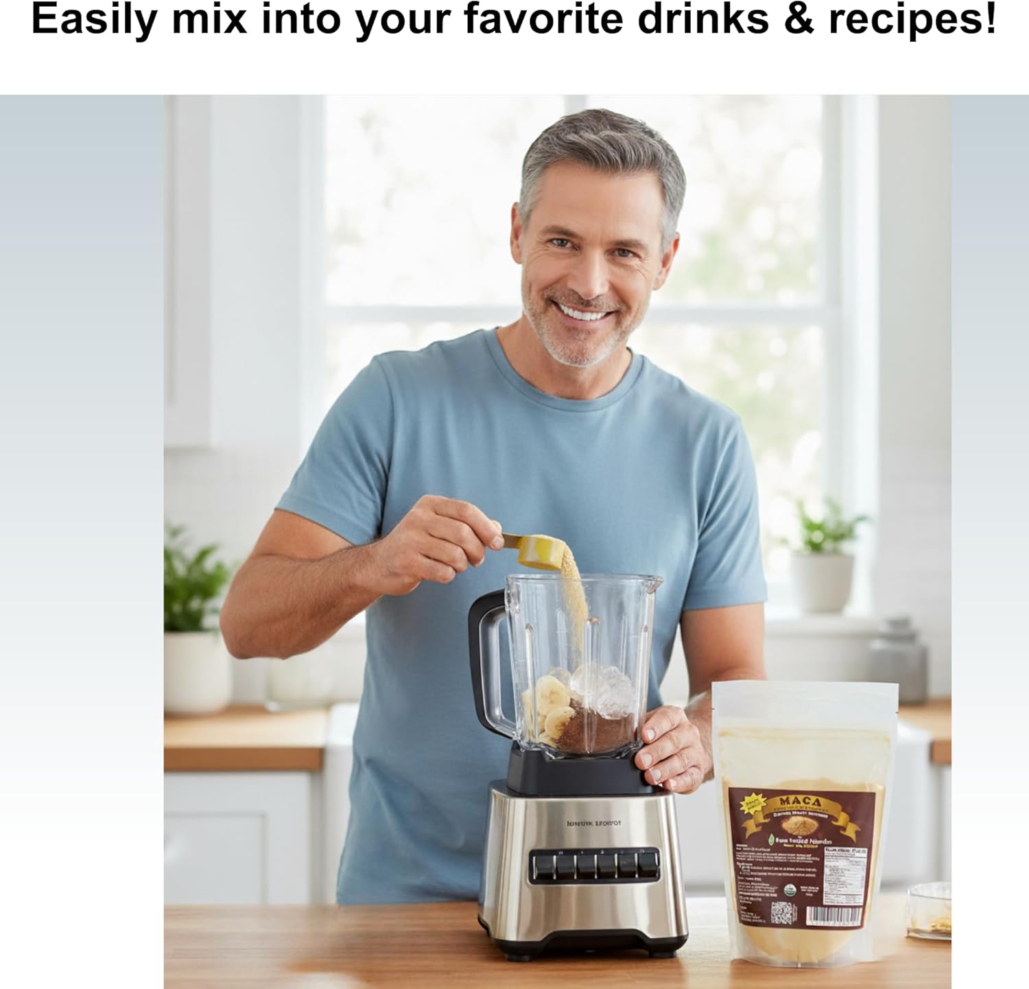 Organic Gelatinized Maca Root Powder (16 oz) - Peruvian Adaptogenic Superfood for Energy, Hormonal Balance & Endurance - Non-GMO, Vegan Herbal Booster for Men & Women - Image 2