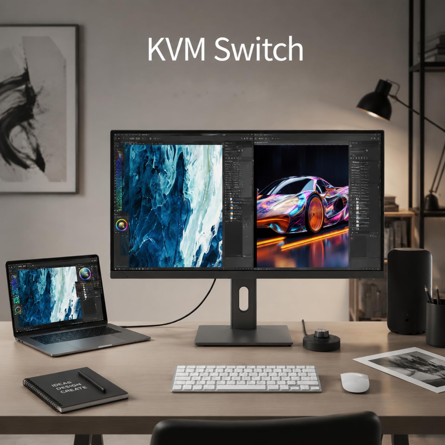 Moniteur Gaming 65W USB-C 32" 4K IPS 75Hz (27 Zoll)