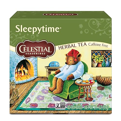 Té de hierbas Sleepytime Celests, sin cafeína - Caja de 40 unidades