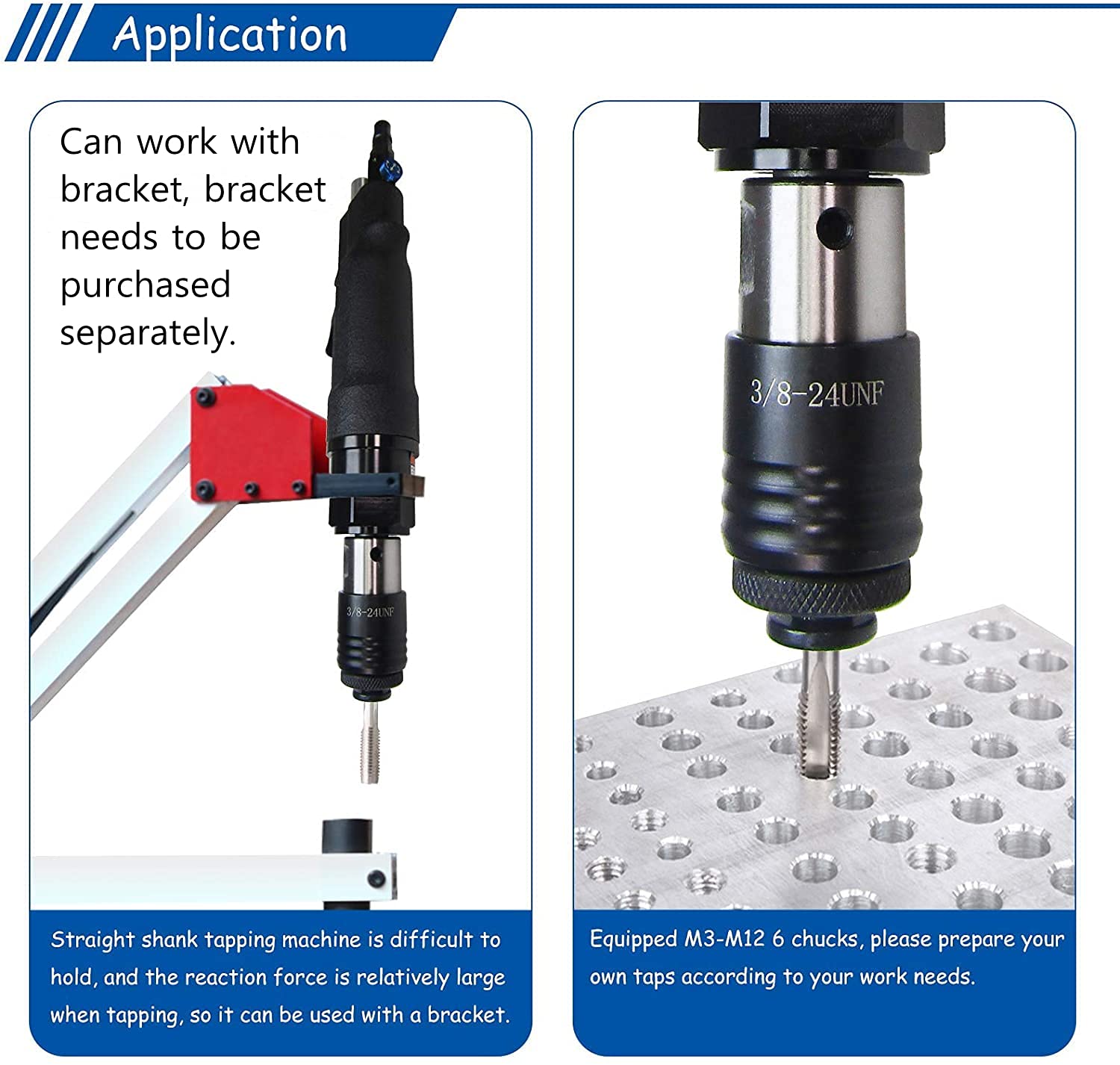 Snapklik.com : MXBAOHENG M3-M12 Pneumatic Tapping Machine Air Drill ...