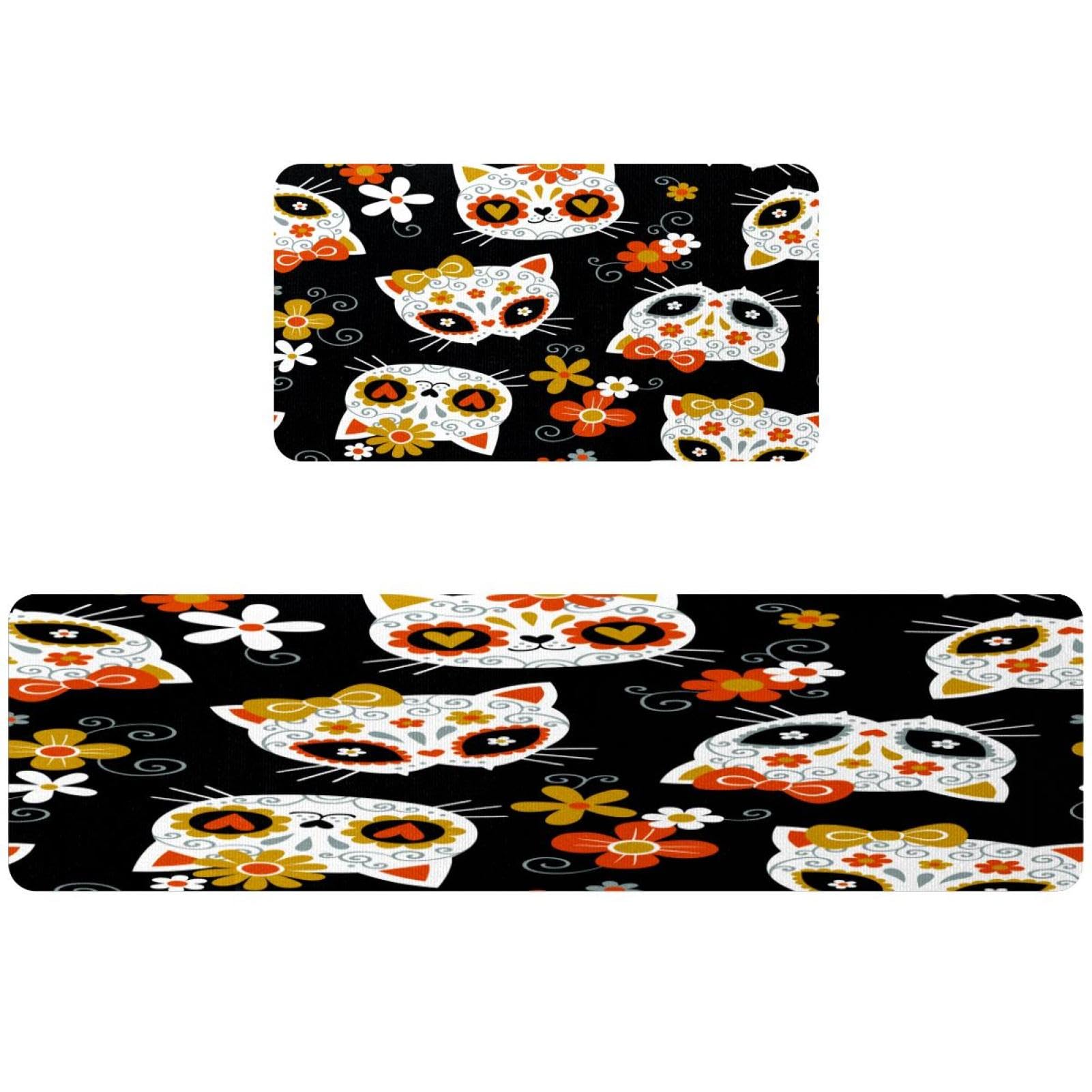 Alfombrillas de cocina absorbentes y lavables con base antideslizante VAPOKF pack de 2