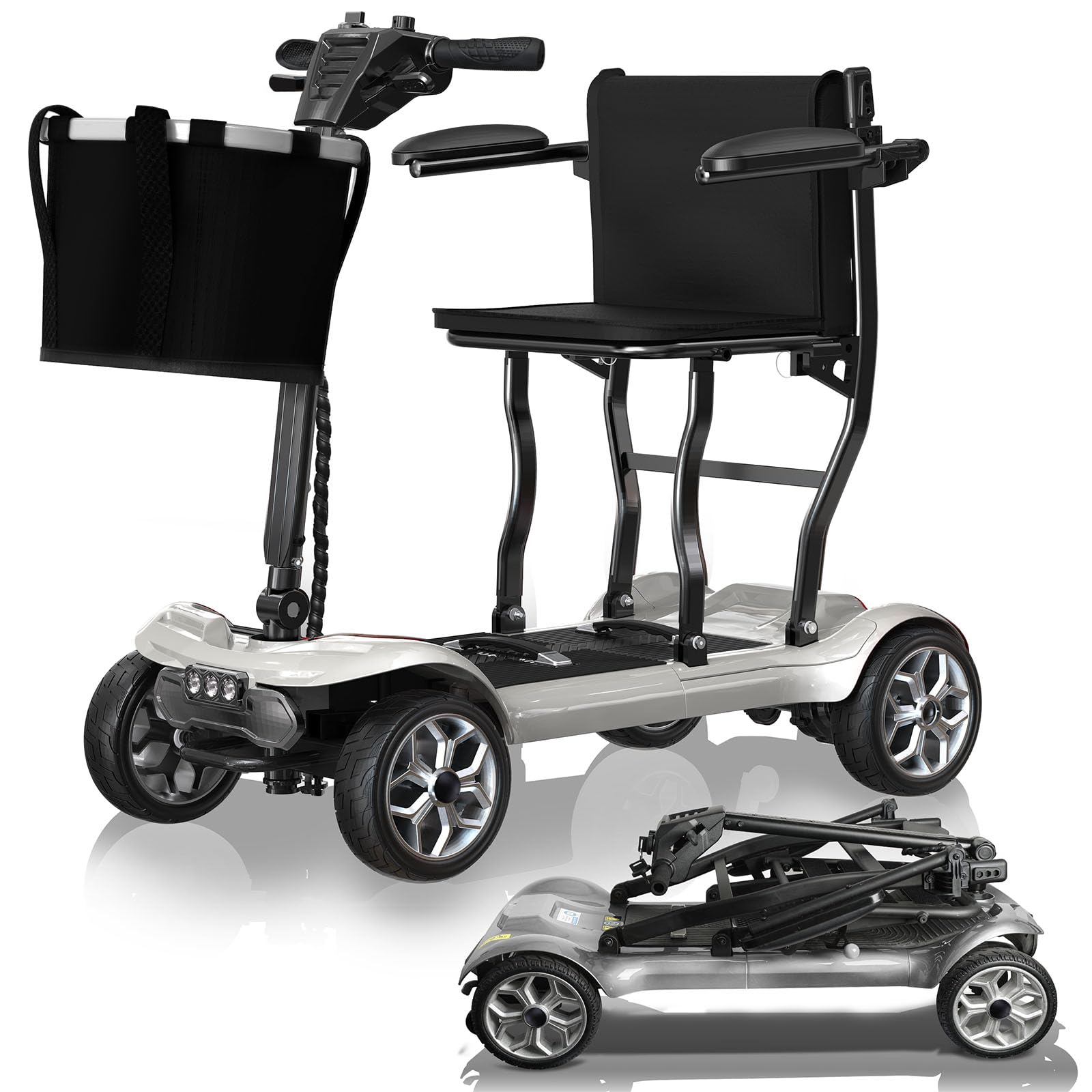 Hassky 4-Wheel Folding Mobility Scooter